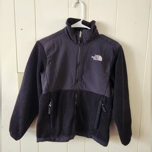 Girls' The North Face Black Fleece Jacket Size M